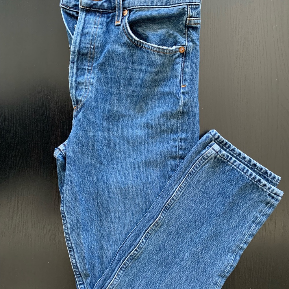 Agolde Cropped Riley Jeans size 26 - Picture 2 of 7